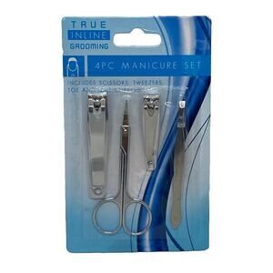 Regents Products Corp True Inline Grooming 4 Pc Manicure Set Clippers New